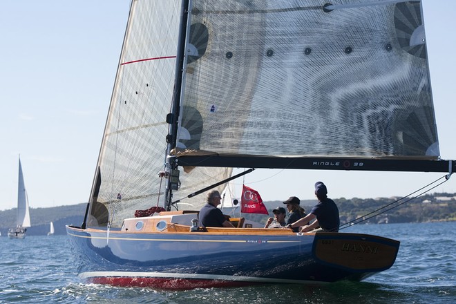 The recently launched Ringle 39 Hanni took the Division J win - Audi Winter Series 2012 © David Brogan www.sailpix.com.au